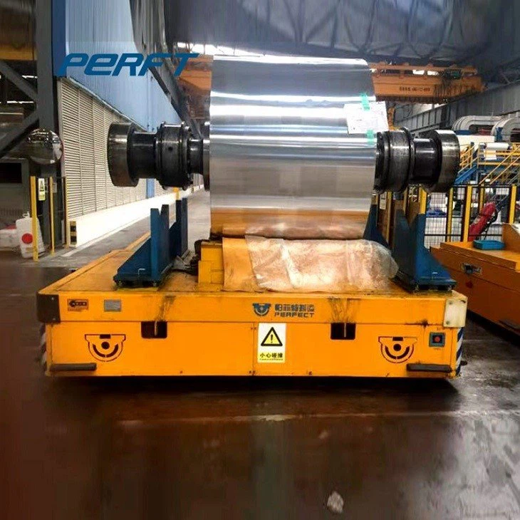 Trackless Rubber Wheel Transfer Cart